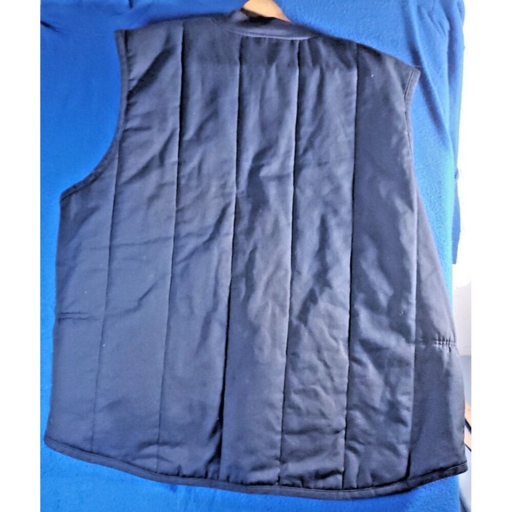 Red Kap Vest Men's XXL Blue Insulated Work Mechanic Full Zip Uniform Mieretti - Picture 6 of 11